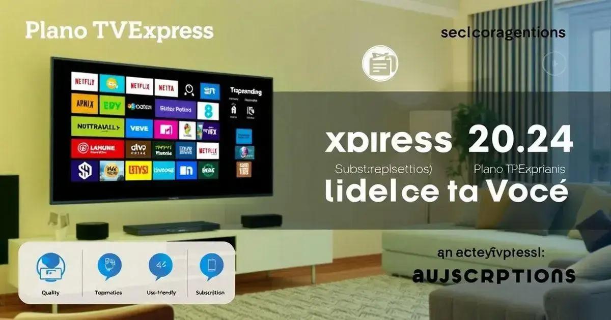 Plano TVExpress 2024: Encontre o Ideal para Você