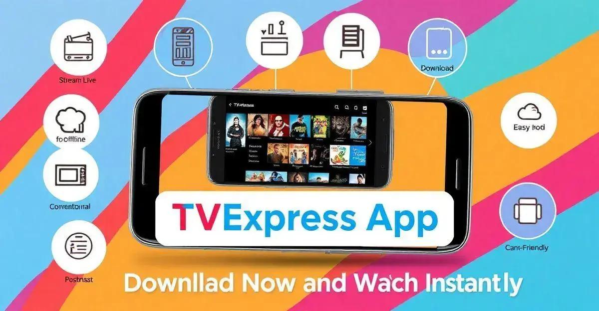 Principais funcionalidades do tvexpress app